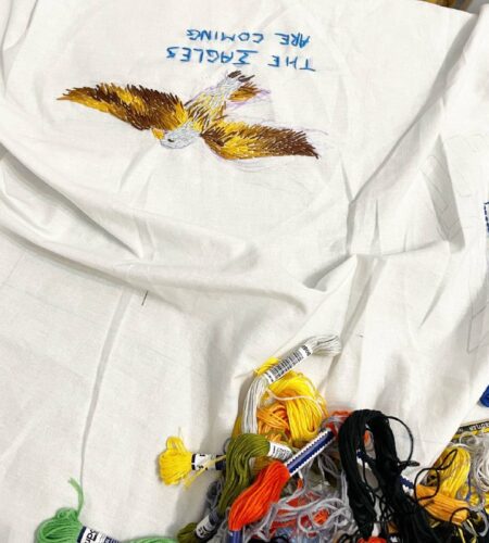 [Photo] Сегодня вышиваем свои высказывания, пережи...