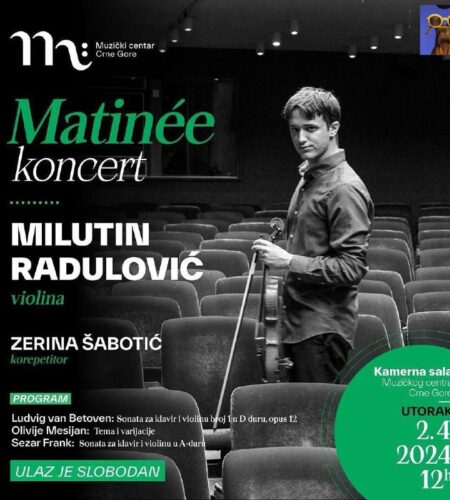 [Photo] Скрипичный концерт в Подгорице