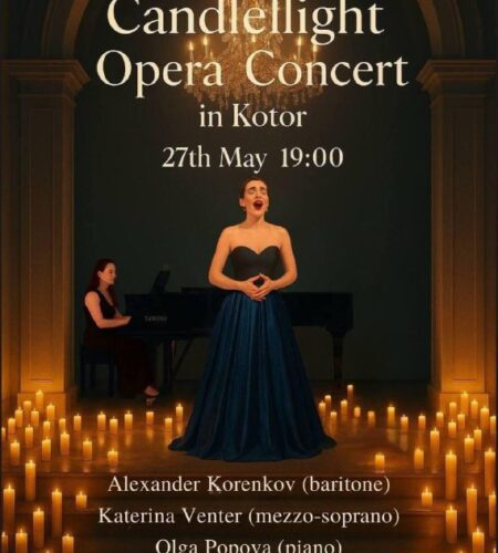 [Photo] Концерт при свечах в Которе Во вторник, 27...