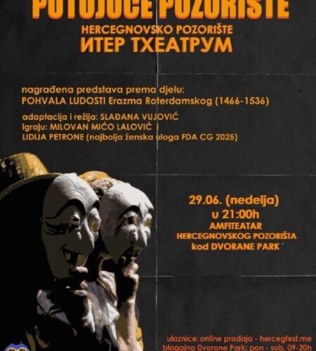 [Photo] Спектакль «Похвала глупости» в Херцег-Нови...