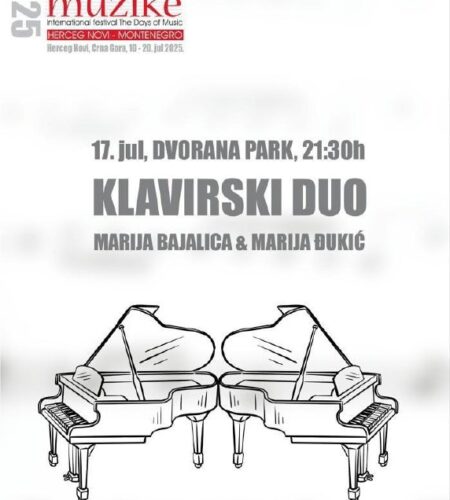 [Photo] Фортепианный дуэт в Херцег-Нови В четверг, 17 июля в...