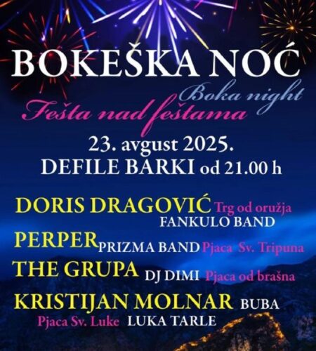 [Photo] Фестиваль Bokeška noć в Которе В субботу, ...