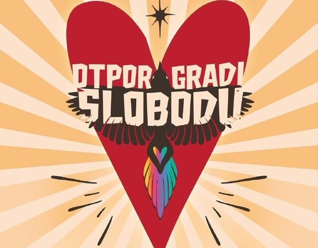 Плакат для Montenegro Pride 2025: Отпор гради слободу. Подгорица, 4 октября 2025, Трг Независности.