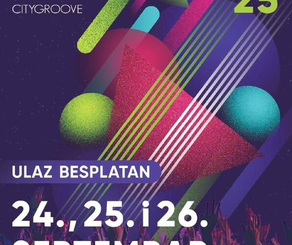 Фестиваль CityGroove в Подгорице, Черногория, 24-26 сентября 2025, бесплатный вход.