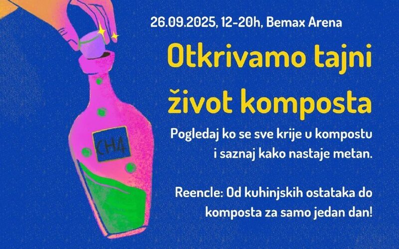 Изображение мероприятия в Черногории о компостировании, 26.09.2025, Bemax Arena, исследование отходов.