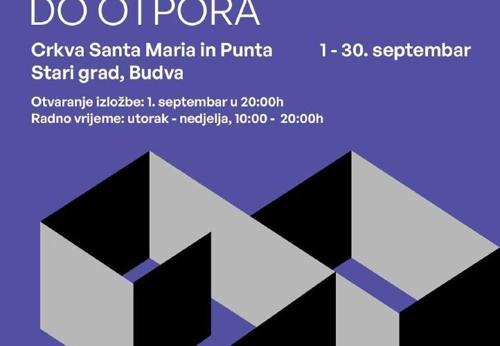 Выставка Девяностые: От Неприятия до Сопротивления в Будве, сентябрь, Церковь Санта-Мария ин Пунта.