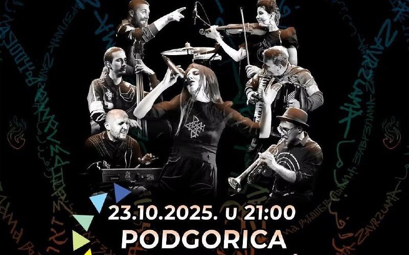 Концерт Divanhana в Подгорице, КИЦ Будо Томович, 23 октября 2025 года, 21:00.