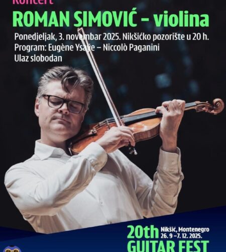 [Photo] Концерт Романа Симовича в Никшиче В понеде...