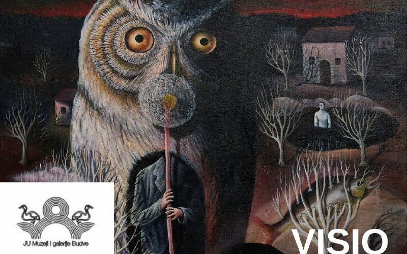 Изображение анонса выставки Visio Lunaris в Черногории: мистическая ночь и уникальный художественный стиль.