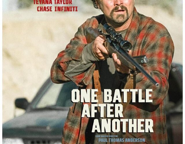 Изображение фильма «One Battle After Another» для блога о мероприятиях в Черногории, в кино с 26 сентября.