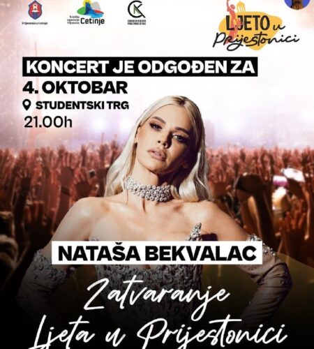 [Photo] Концерт в Цетинье В субботу, 4 октября в 2...