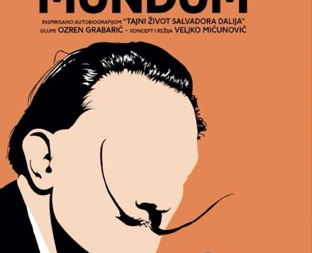 Постер спектакля Contra Mundum в Которе, Черногория, 19 ноября 2025 года. Искусство, театр, мероприятия.