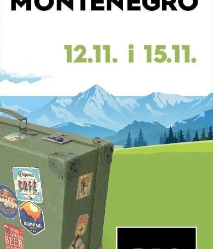 Эко мероприятия в Черногории, 12-15 ноября, чемодан на фоне гор, BIG FASHION.