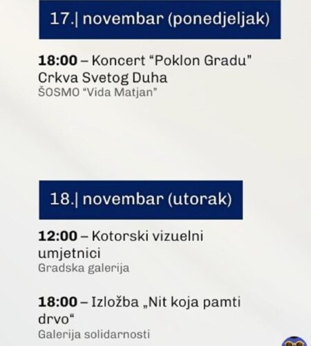 [Photo] Концерт и выставки в Которе к празднованию...