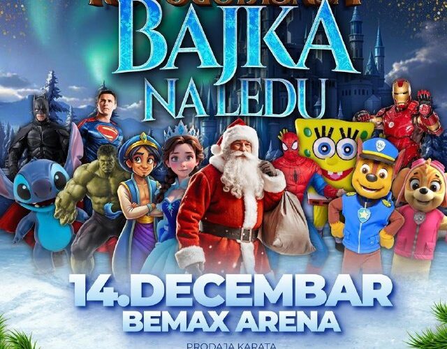Новогодишња бајка на леду в Бемакс Арени, Подгорица 14 декабря на skevents.me.