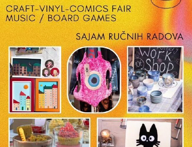 Ярмарка ремесел и винилов в Кружни Ток, Черногория, 1 ноября 2025, мероприятия с музыкой и настольными играми.