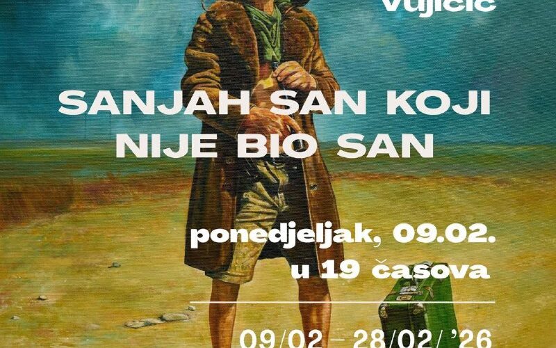 Выставка Санях сан који није био сан в Галерее Art, Подгорица, с 09/02 по 28/02/26.
