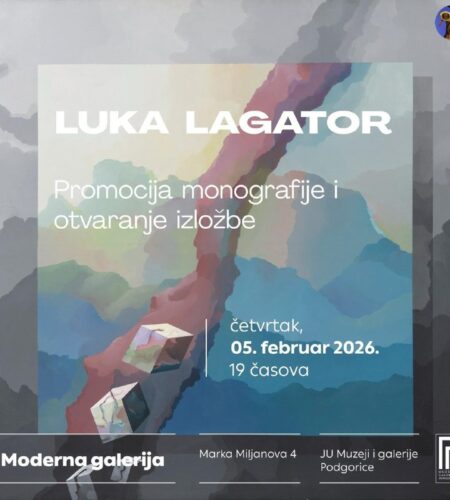 [Photo] Выставка Луки Лагатора в Подгорице В четве...