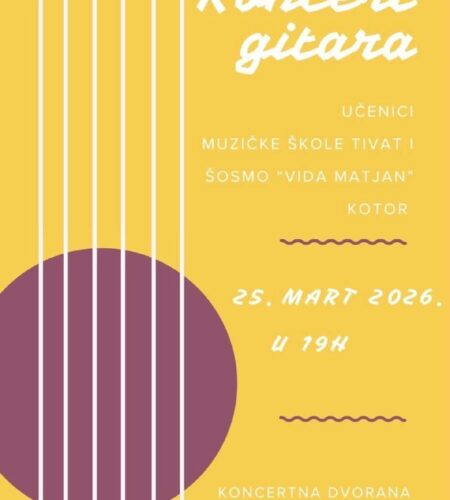 [Photo] Концерт гитарной музыки в Тивате В среду, ...