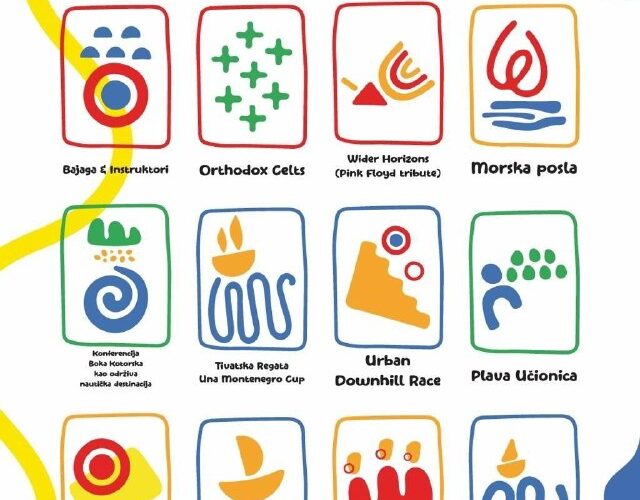 Изображение постера Wind Fest 2026 в Черногории с программой мероприятий и графикой.