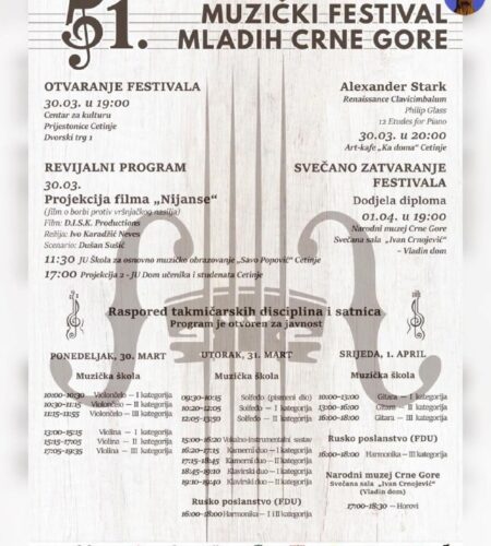 [Photo] Музыкальный фестиваль молодёжи Черногории ...